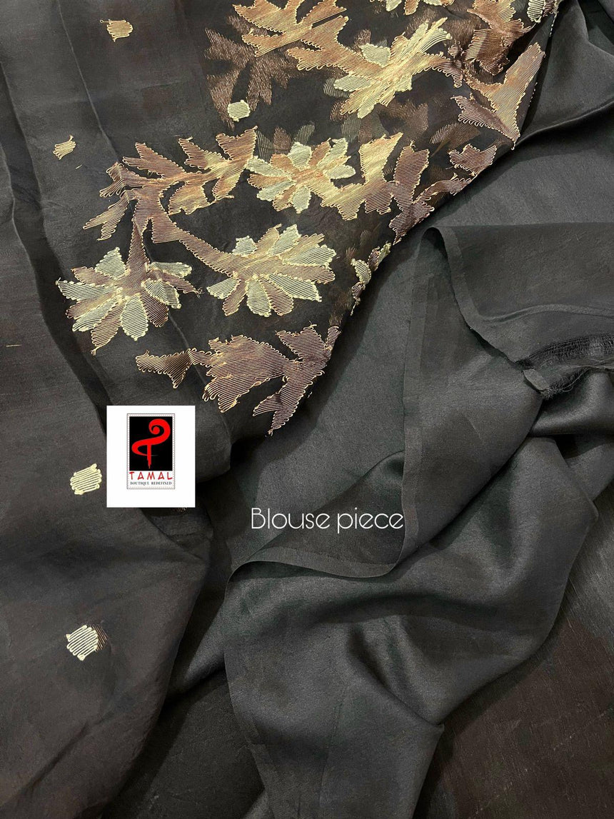 jamdani saree, jamdani, handloom, handwoven, saree, silk, dhakai, weaving, kolkatasaree, tamalboutique