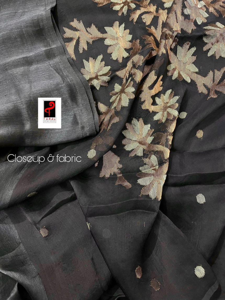 jamdani saree, jamdani, handloom, handwoven, saree, silk, dhakai, weaving, kolkatasaree, tamalboutique