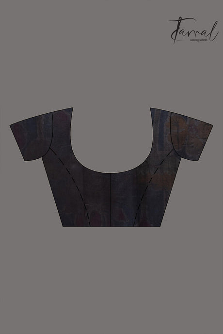 Blue with the multicolour lotus handcrafted batik silk saree