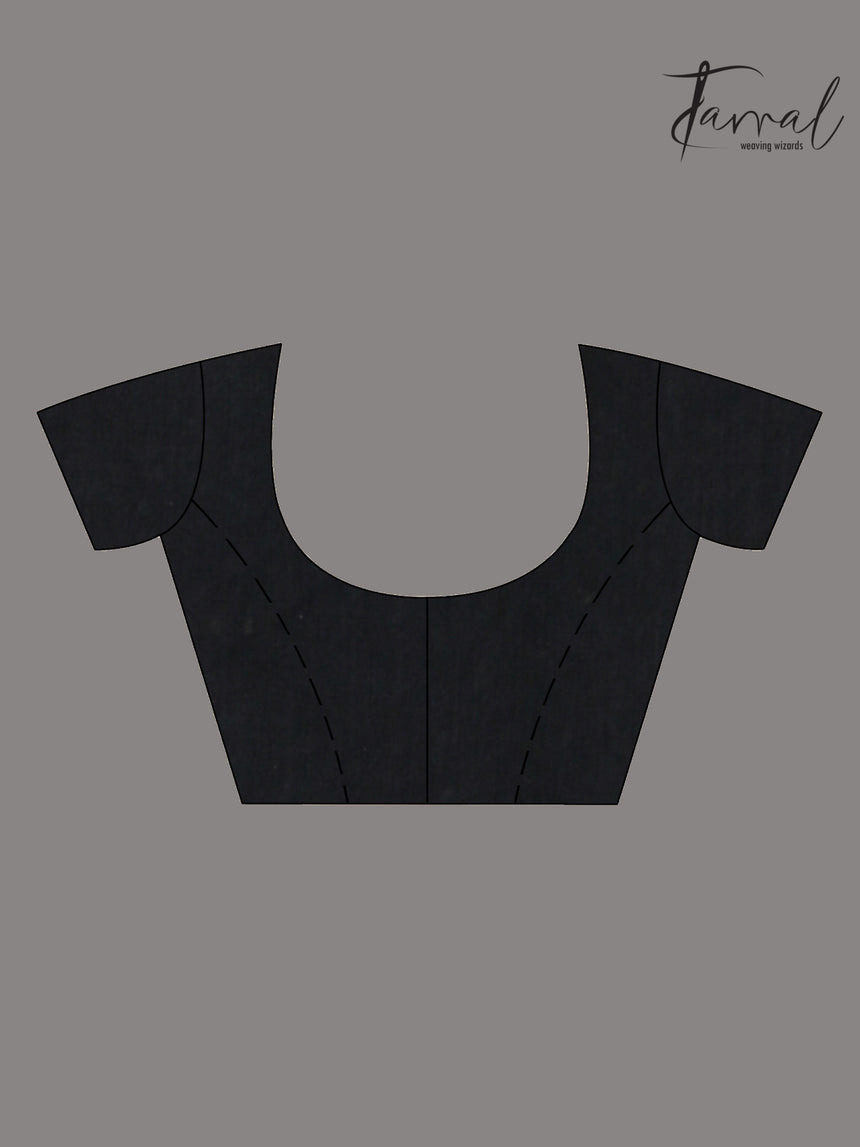 Chocolate brown matka silk traditional handwoven jamdani saree