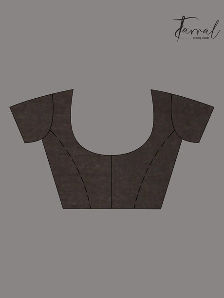 Cream Saree with Multi-Color Lotus Handcrafted Batik Silk Design blouse