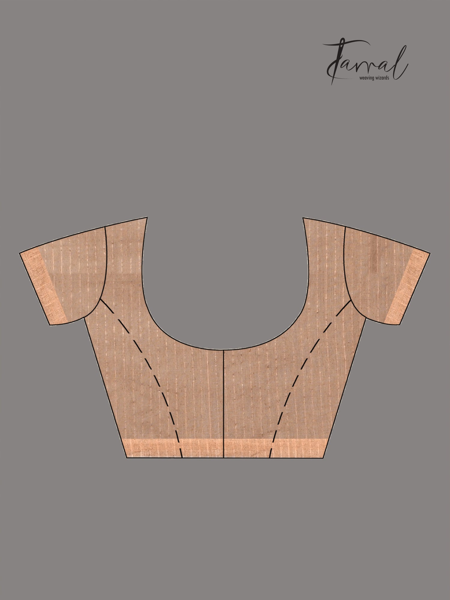 Deep Beige Colour Pure Mulberry Silk Handwoven Jamdani Saree