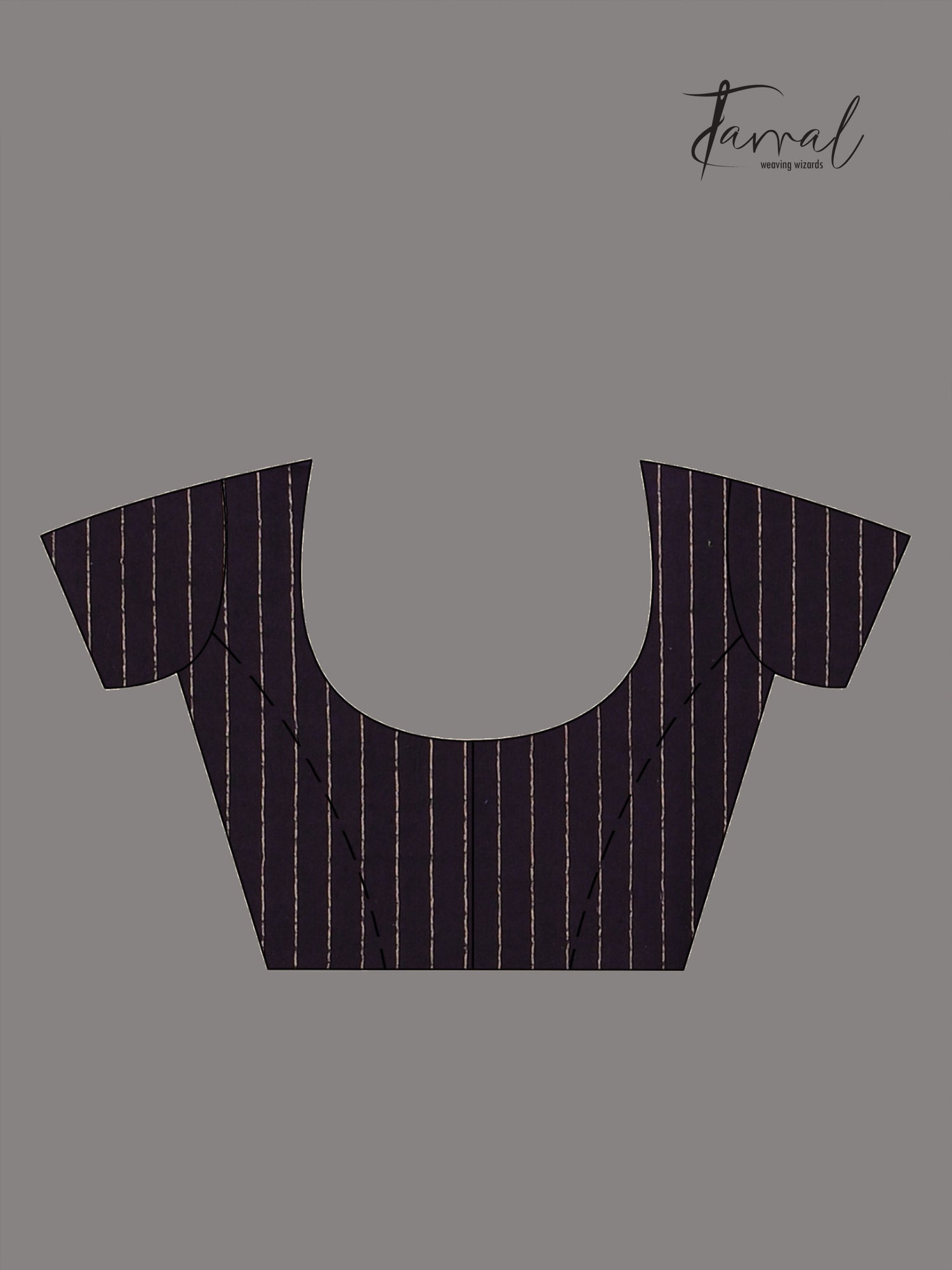 Purple Tusser & tissue sequins mulberry silk handloom jamdani saree