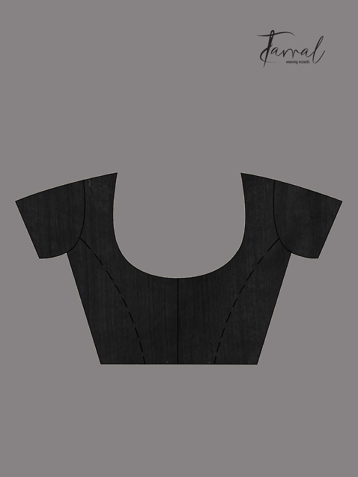 Black matka silk Moirangphee handwoven jamdani saree