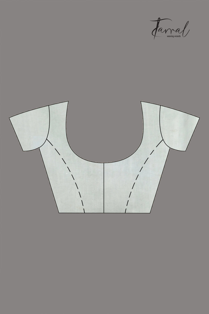 Sea Green Mulberry Silk Traditional Handwoven Jamdani Saree