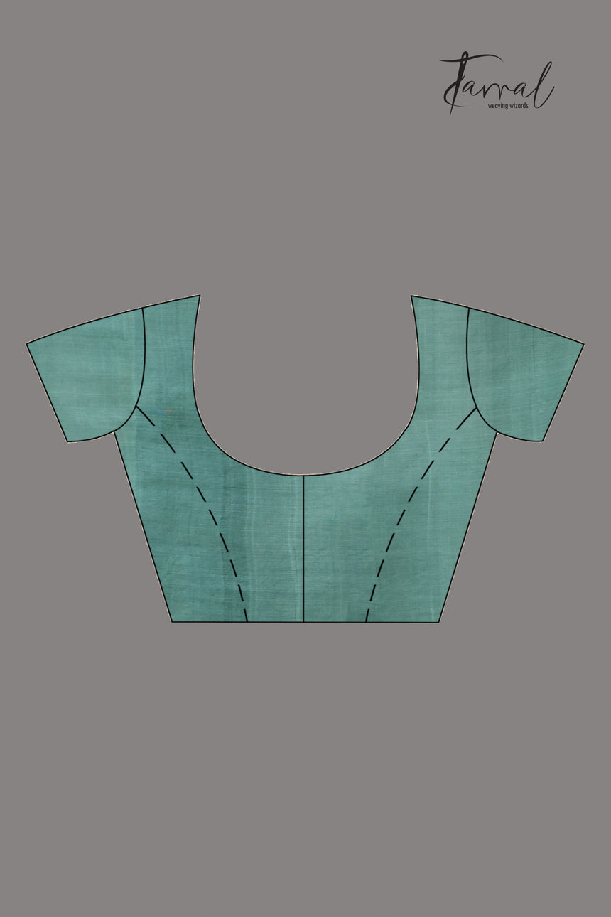 Pine Green Allover Floral With Birds Motifs Handwoven Muslin Silk Jamdani Saree