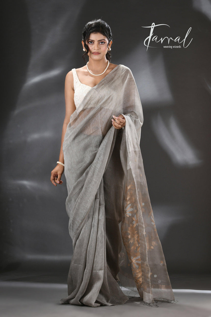 jamdani saree, jamdani, handloom, handwoven, saree, silk, dhakai, weaving, kolkatasaree, tamalboutique