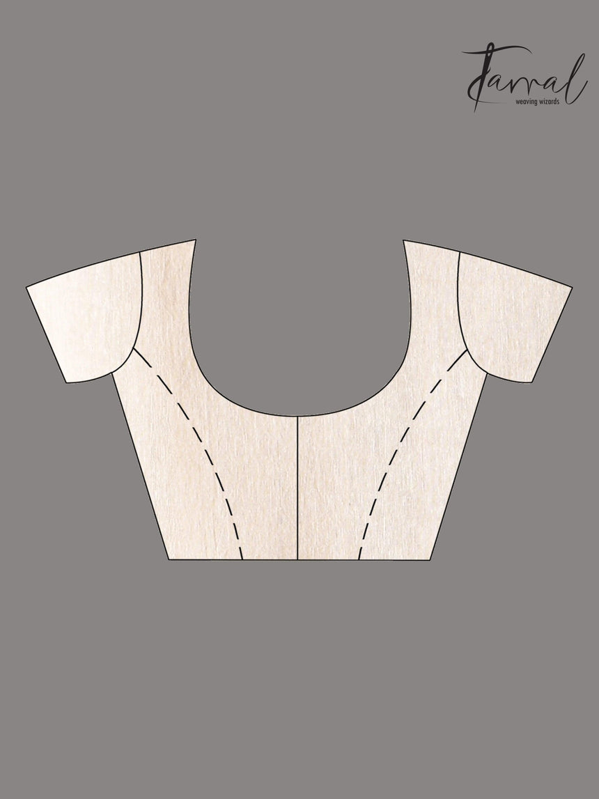 Jute Brown Tussar Ghicha Silk Saree with a beautiful golden pallu blouse