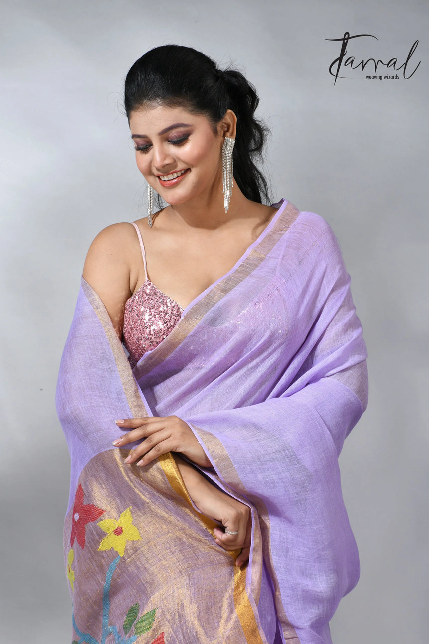 jamdani saree, jamdani, handloom, handwoven, saree, silk, dhakai, weaving, kolkatasaree, tamalboutique