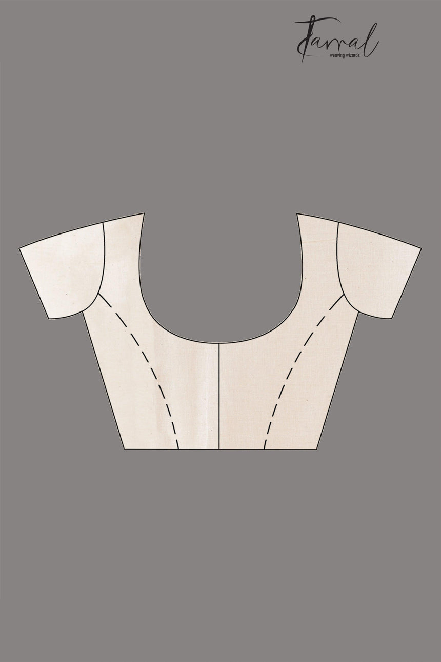 Offwhite pure cotton diamond motifs handwoven jamdani saree