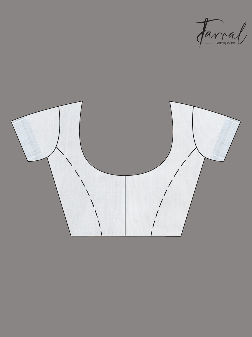 Offwhite with pink floral muslin silk handwoven jamdani saree