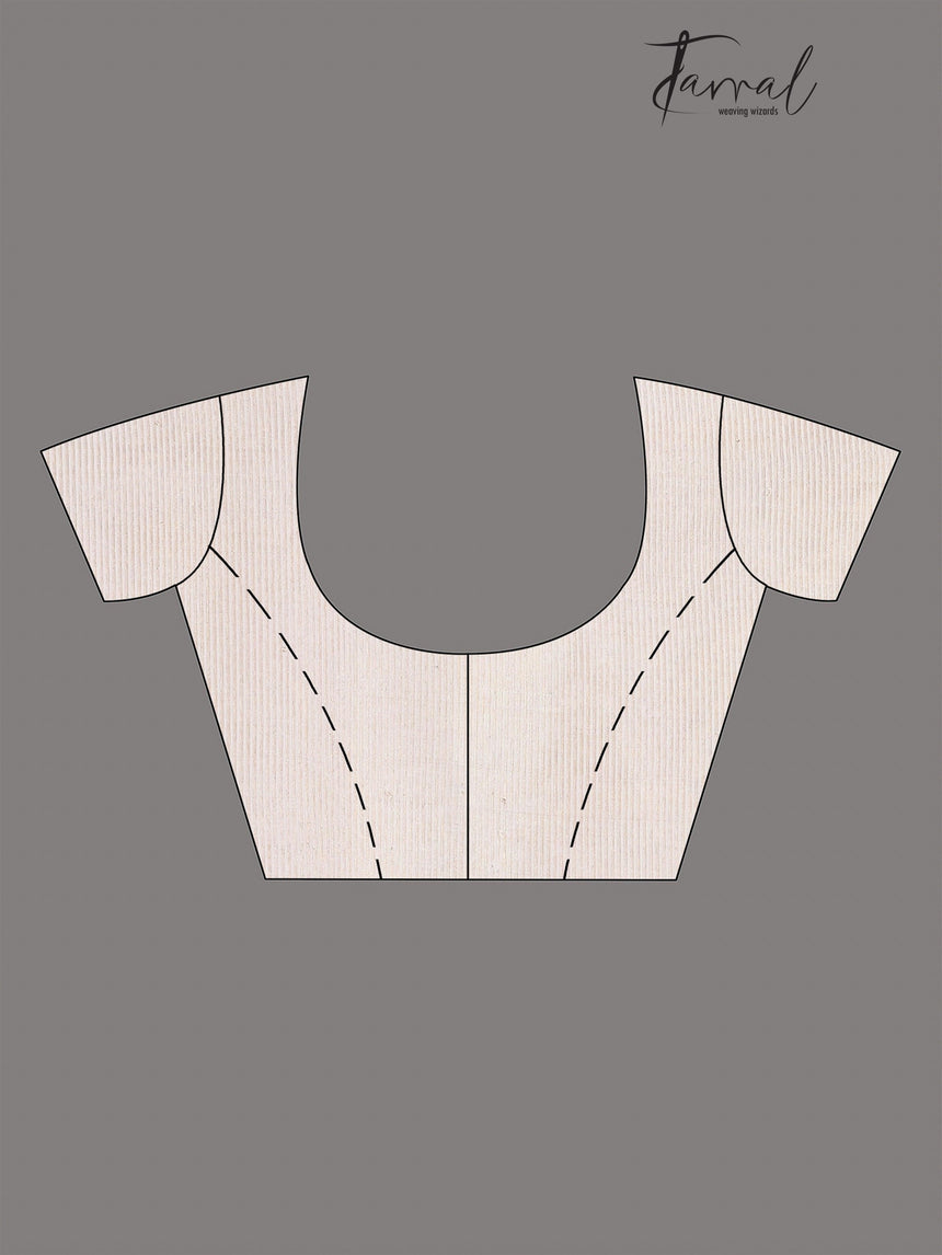 Milk coffee brown Banarasi tissue silk saree - Tamal Boutique