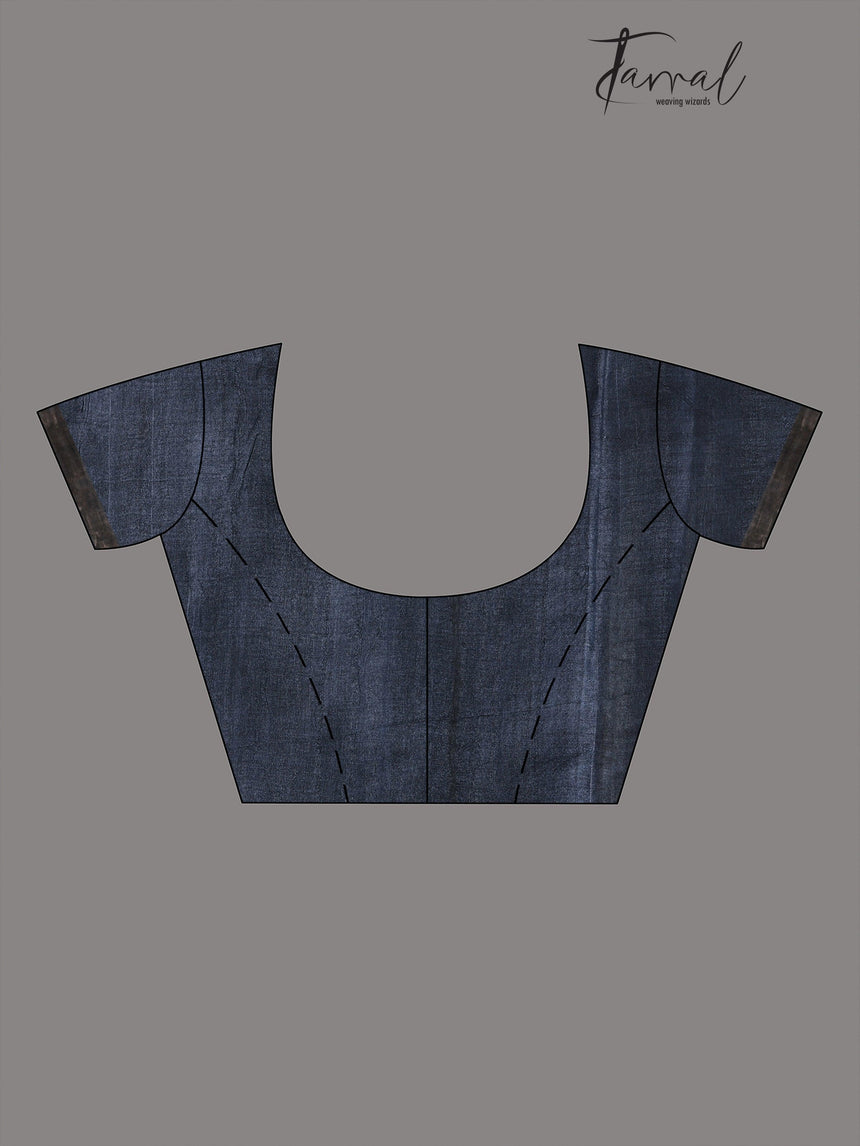 Zari Tussar Lavanya handloom silk saree - Tamal Boutique