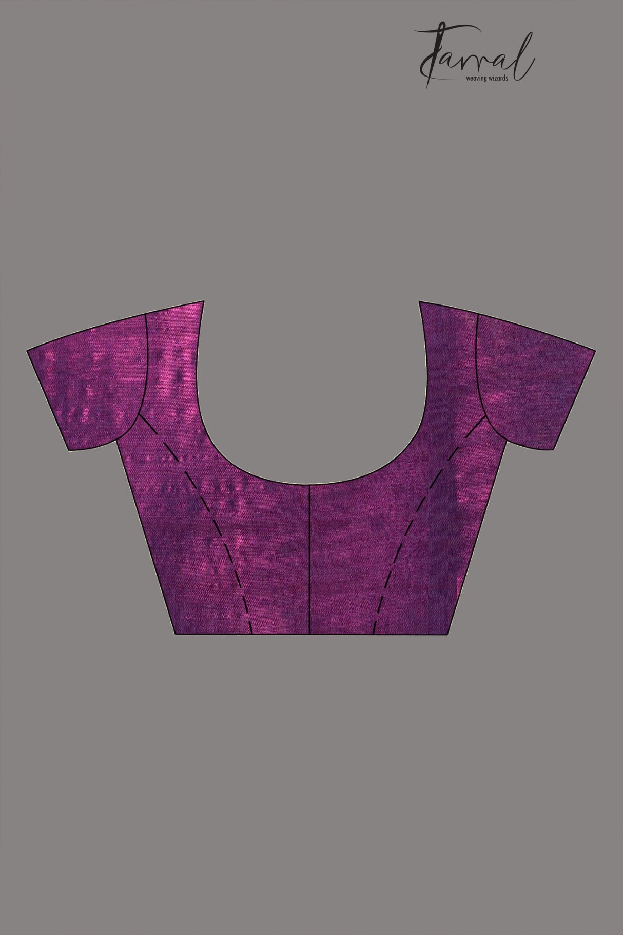 Hot pink colour tissue handloom saree - Tamal Boutique