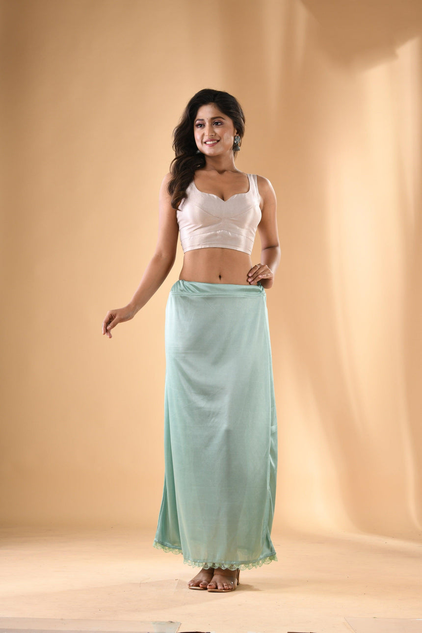Light Firoza Lycra Stretchable Petticoat - Tamal Boutique
