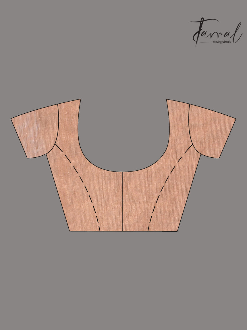 Handwoven Brown Matka Silk Jamdani Saree With Elegant Sequin Work