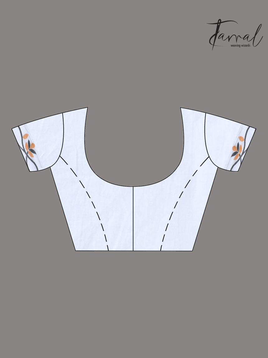 White_with_multicolor_pure_cotton_handloom_jamdani_work_saree