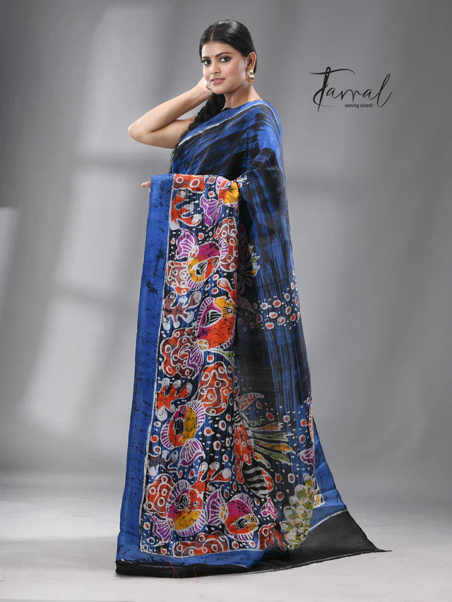 Batik Silk Saree