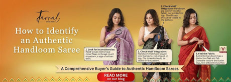 How to Identify an Authentic Handloom Saree Before You Buy
