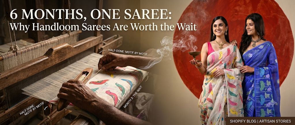 6 Months, One Saree: Why Handloom Sarees Are Worth the Wait