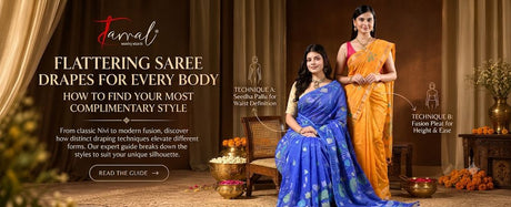 Saree Draping Styles for Different Body Types: How to Find Your Most Flattering Draping Style