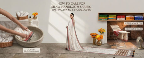 How to Care for Silk and Handloom Sarees: Washing, Drying and Storage Guide