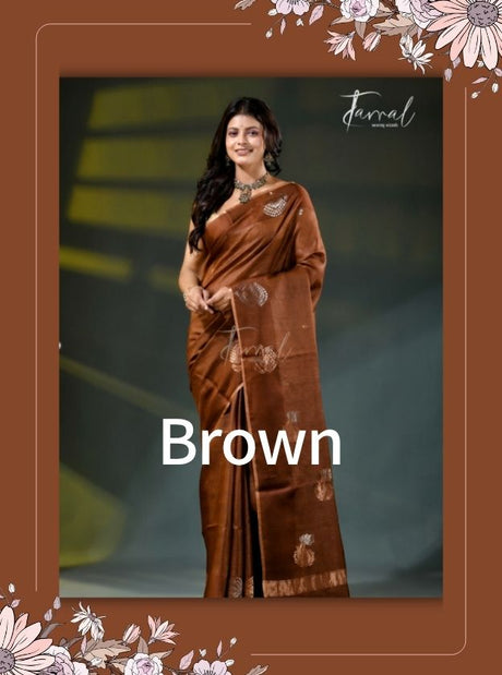 Brown Sarees