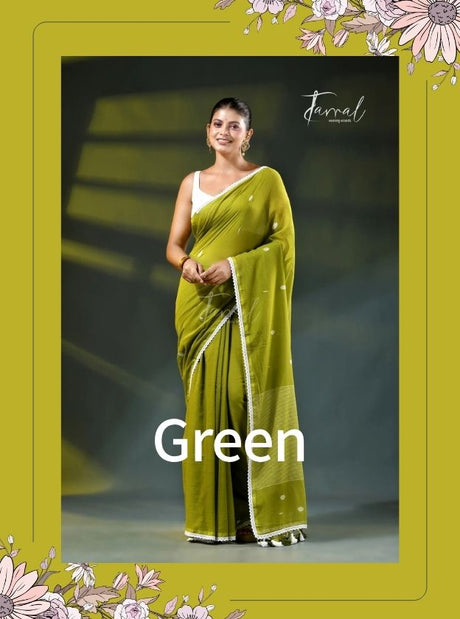 Green Sarees
