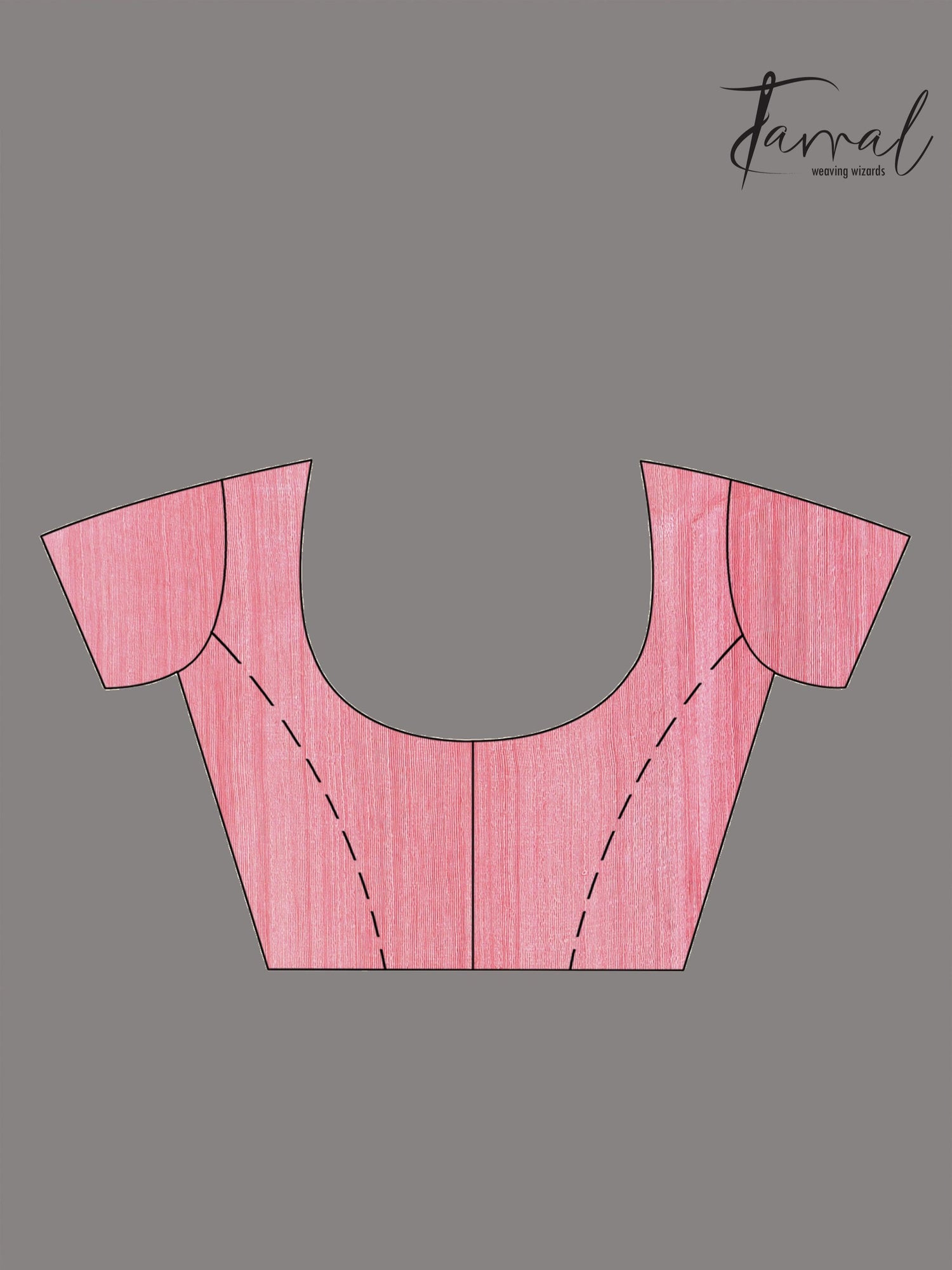 Baby Pink muslin with matka silk handwoven needle work jamdani saree blouse