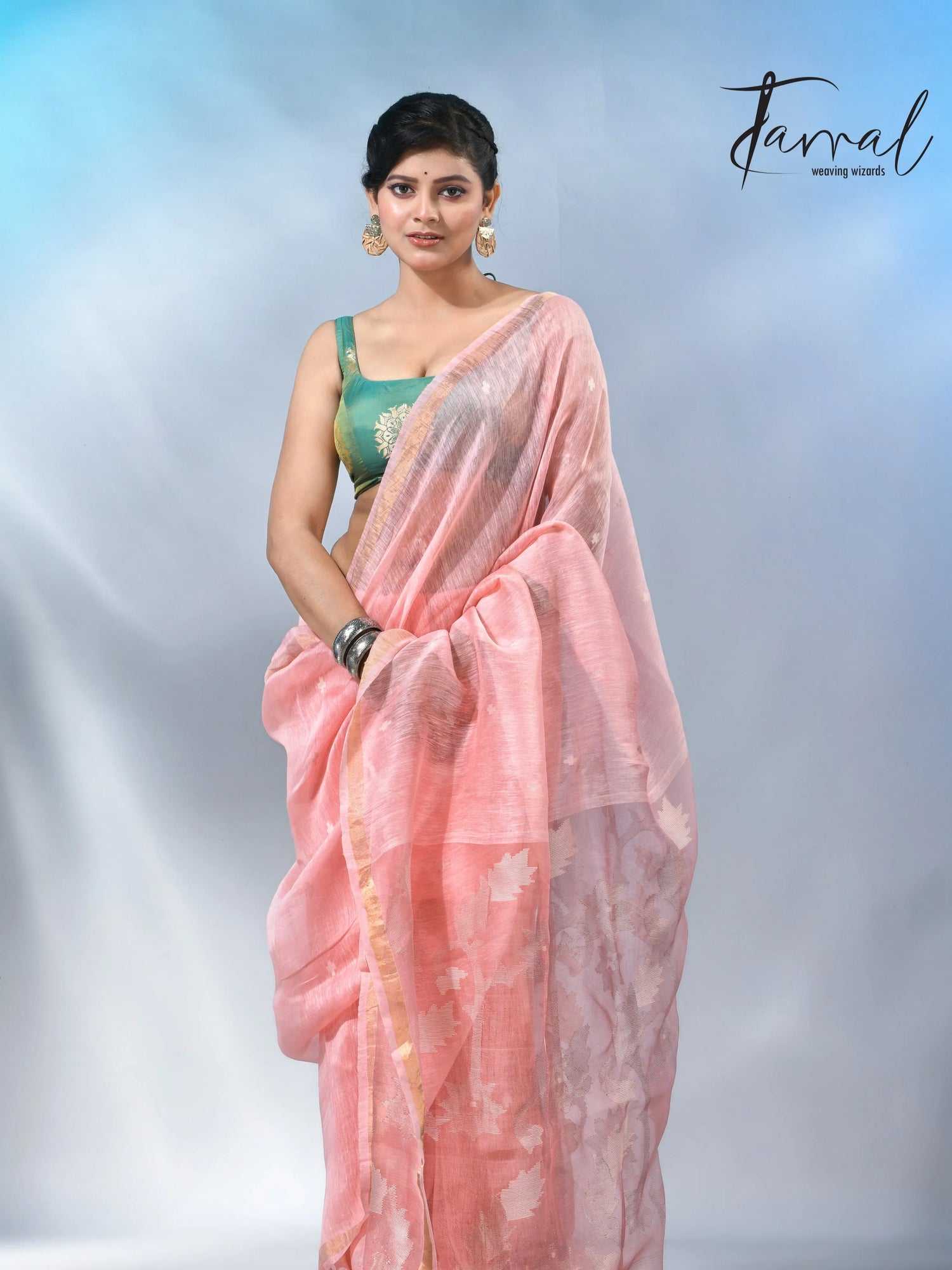 jamdani saree, jamdani, handloom, handwoven, saree, silk, dhakai, weaving, kolkatasaree, tamalboutique