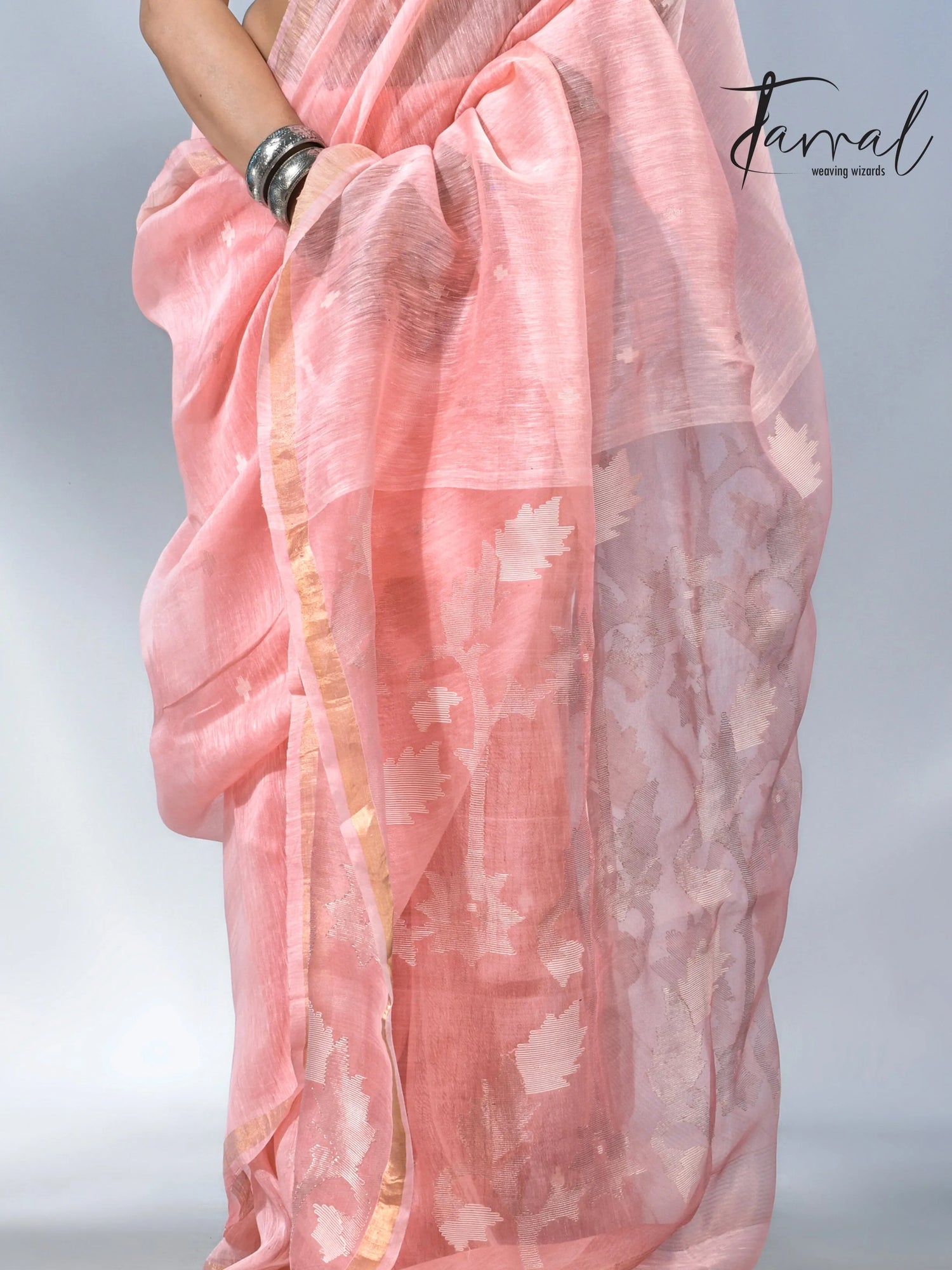 jamdani saree, jamdani, handloom, handwoven, saree, silk, dhakai, weaving, kolkatasaree, tamalboutique
