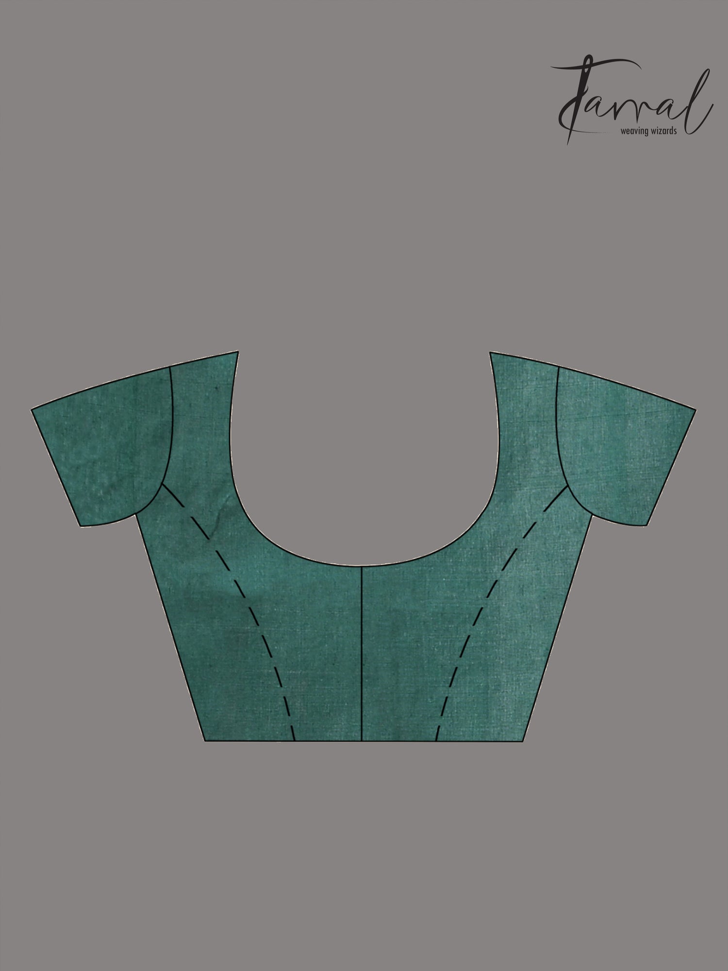 Bamboo green zari border silk cotton handwoven jamdani saree