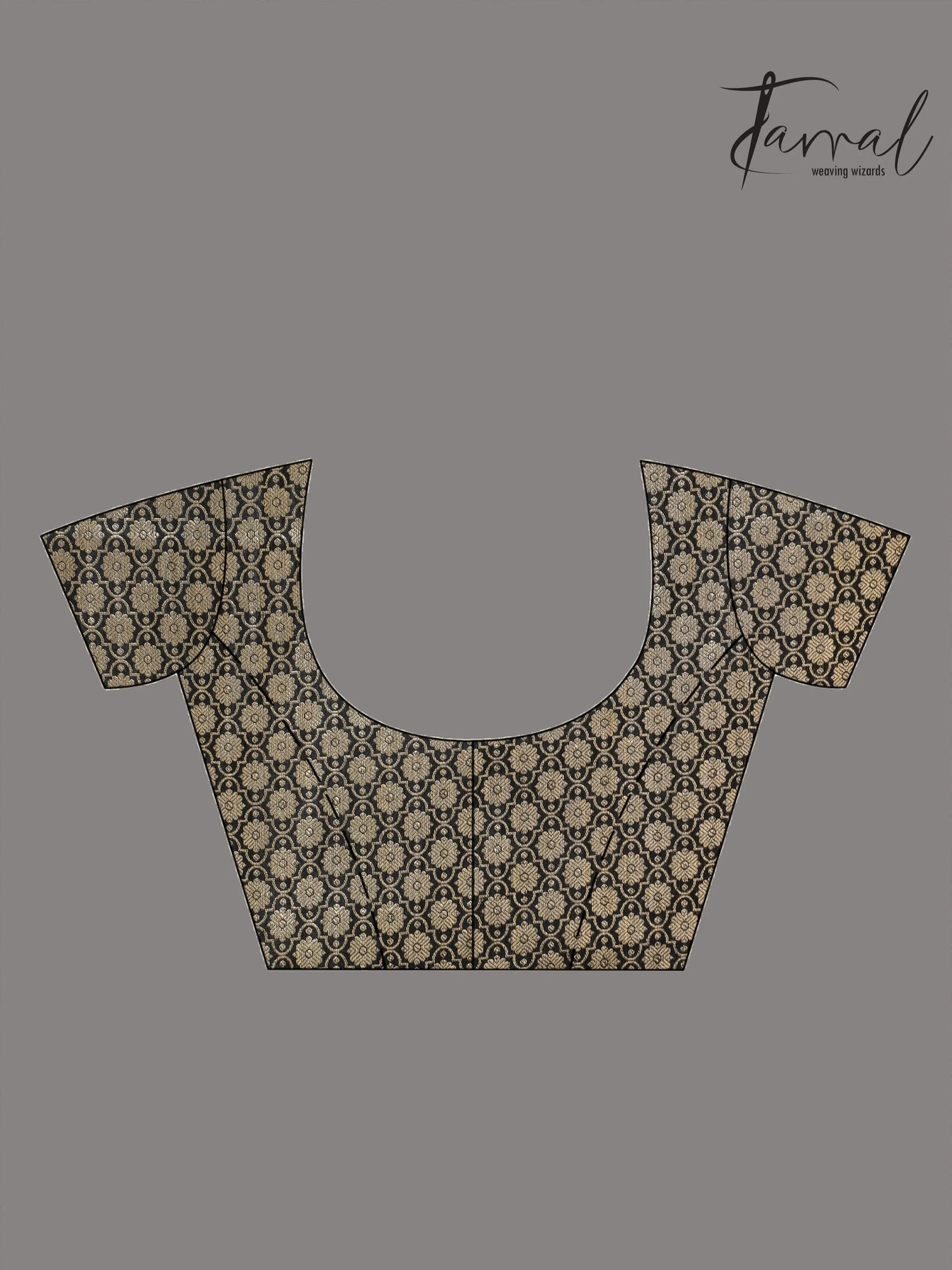 Black colour in benarasi silk with the handloom jamdani saree