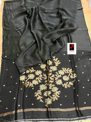jamdani saree, jamdani, handloom, handwoven, saree, silk, dhakai, weaving, kolkatasaree, tamalboutique