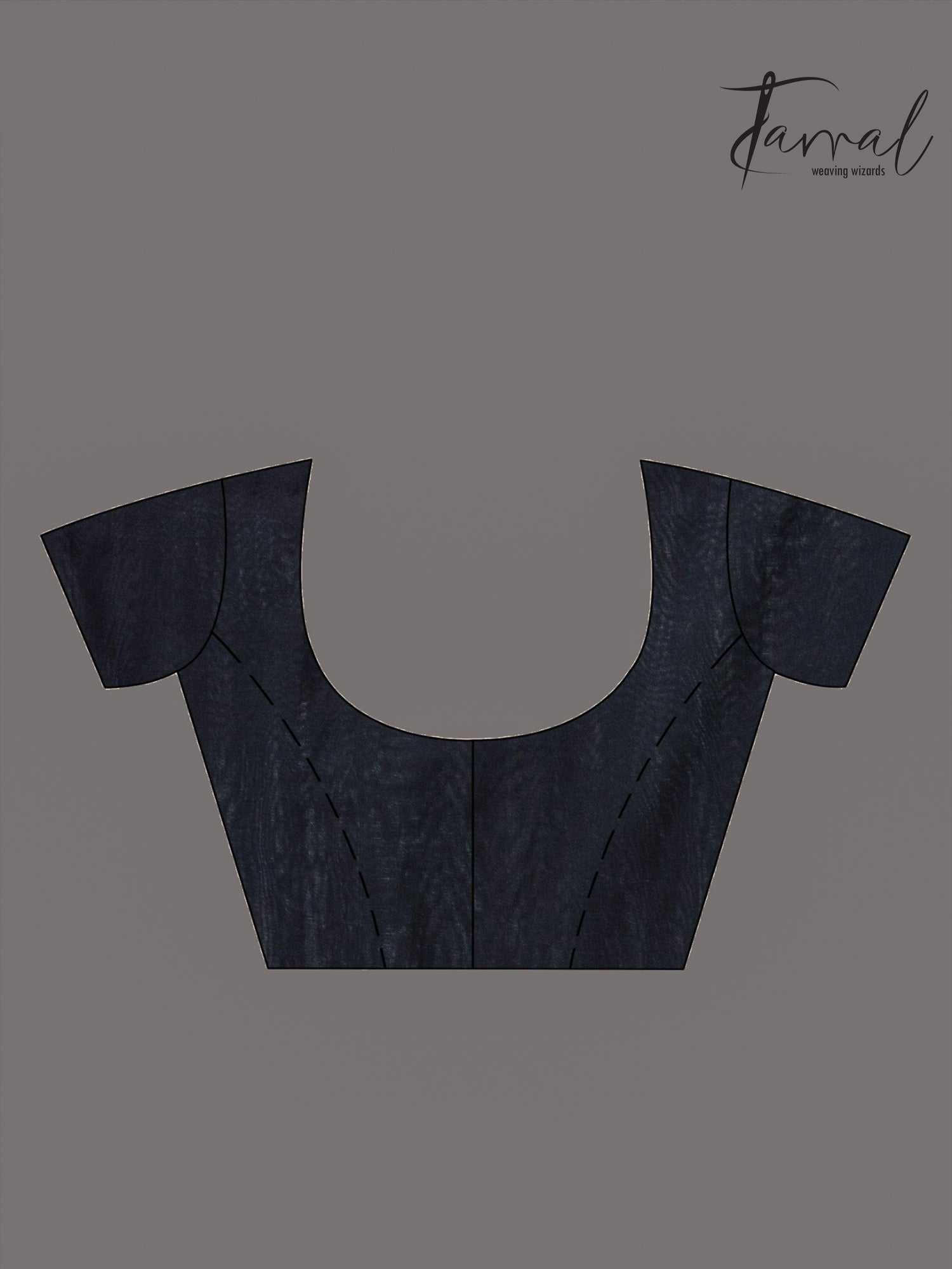 Black colour with zari striped pure cotton handloom saree 