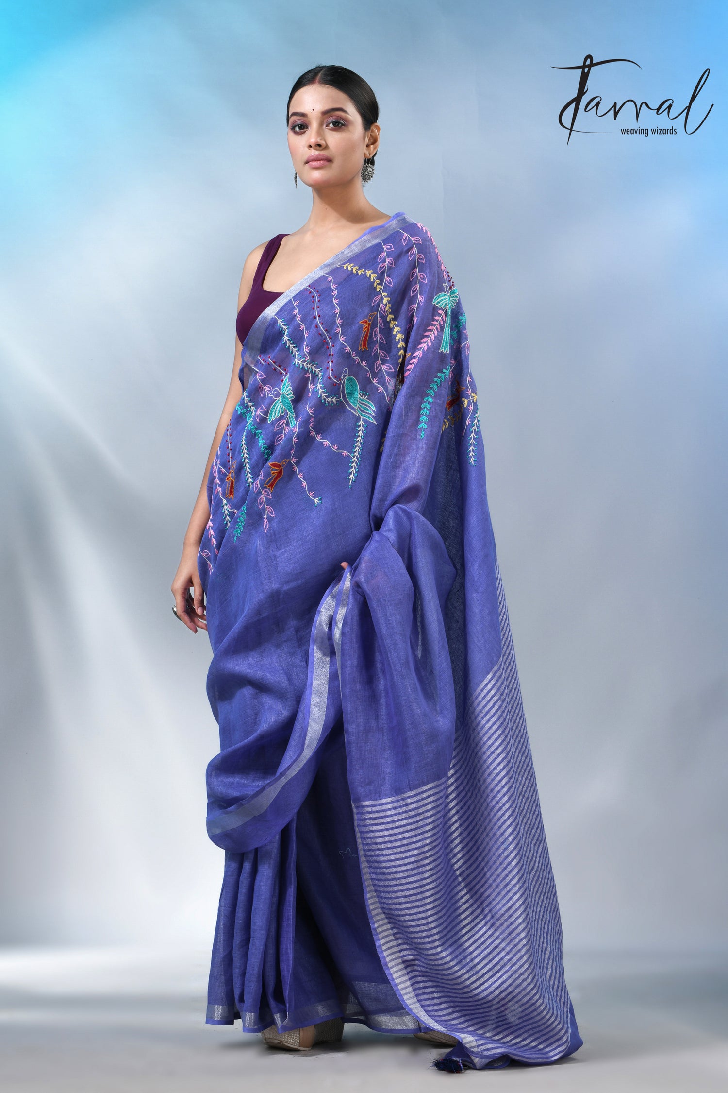 jamdani saree, jamdani, handloom, handwoven, saree, silk, dhakai, weaving, kolkatasaree, tamalboutique
