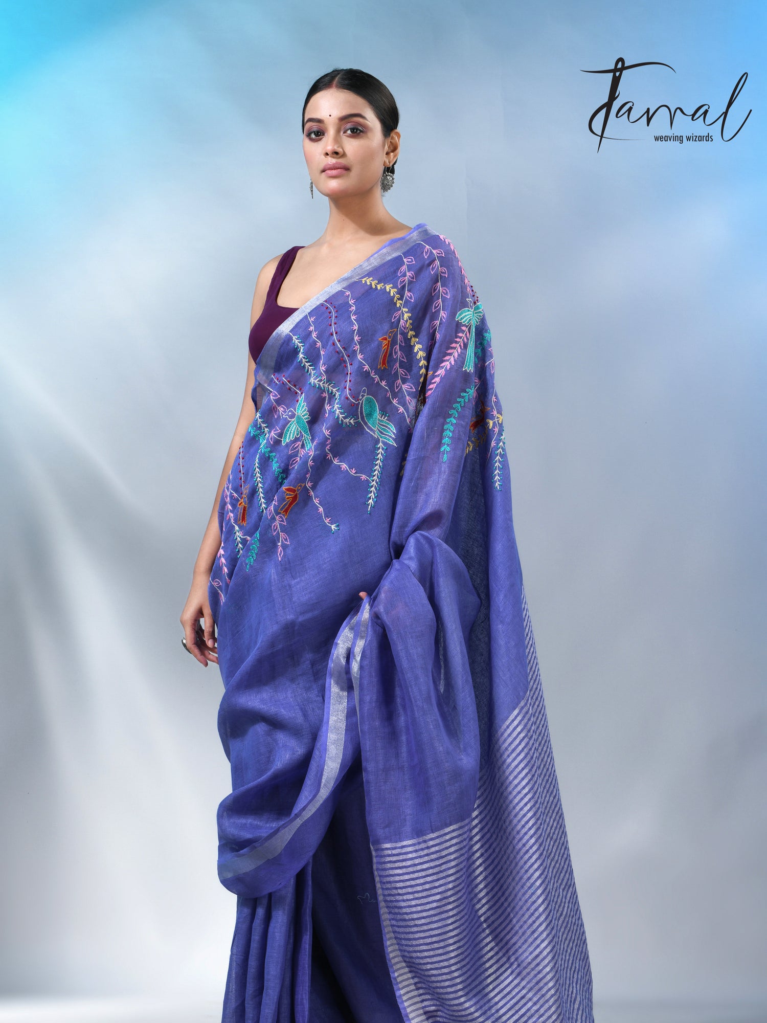 jamdani saree, jamdani, handloom, handwoven, saree, silk, dhakai, weaving, kolkatasaree, tamalboutique

