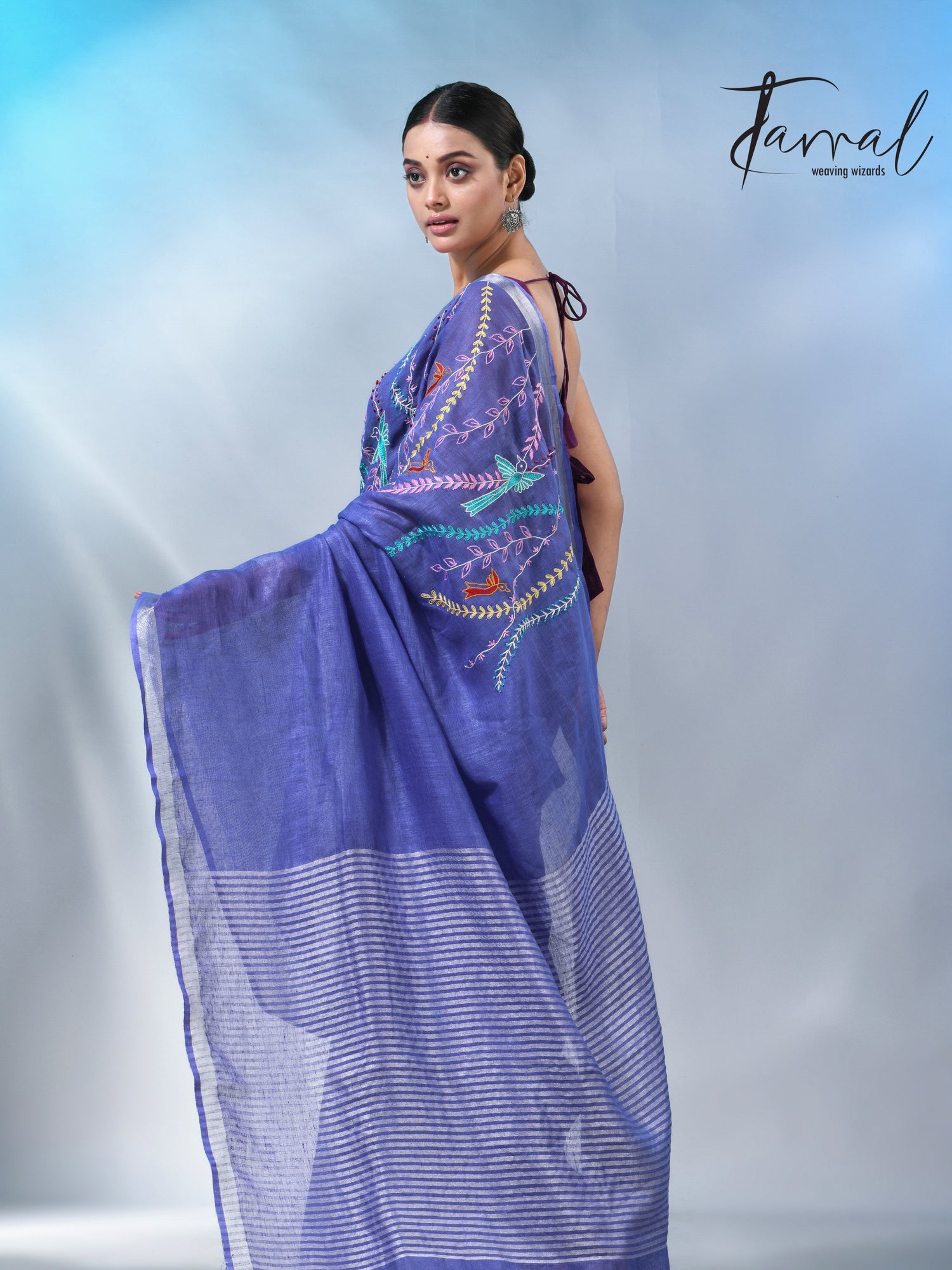 jamdani saree, jamdani, handloom, handwoven, saree, silk, dhakai, weaving, kolkatasaree, tamalboutique
