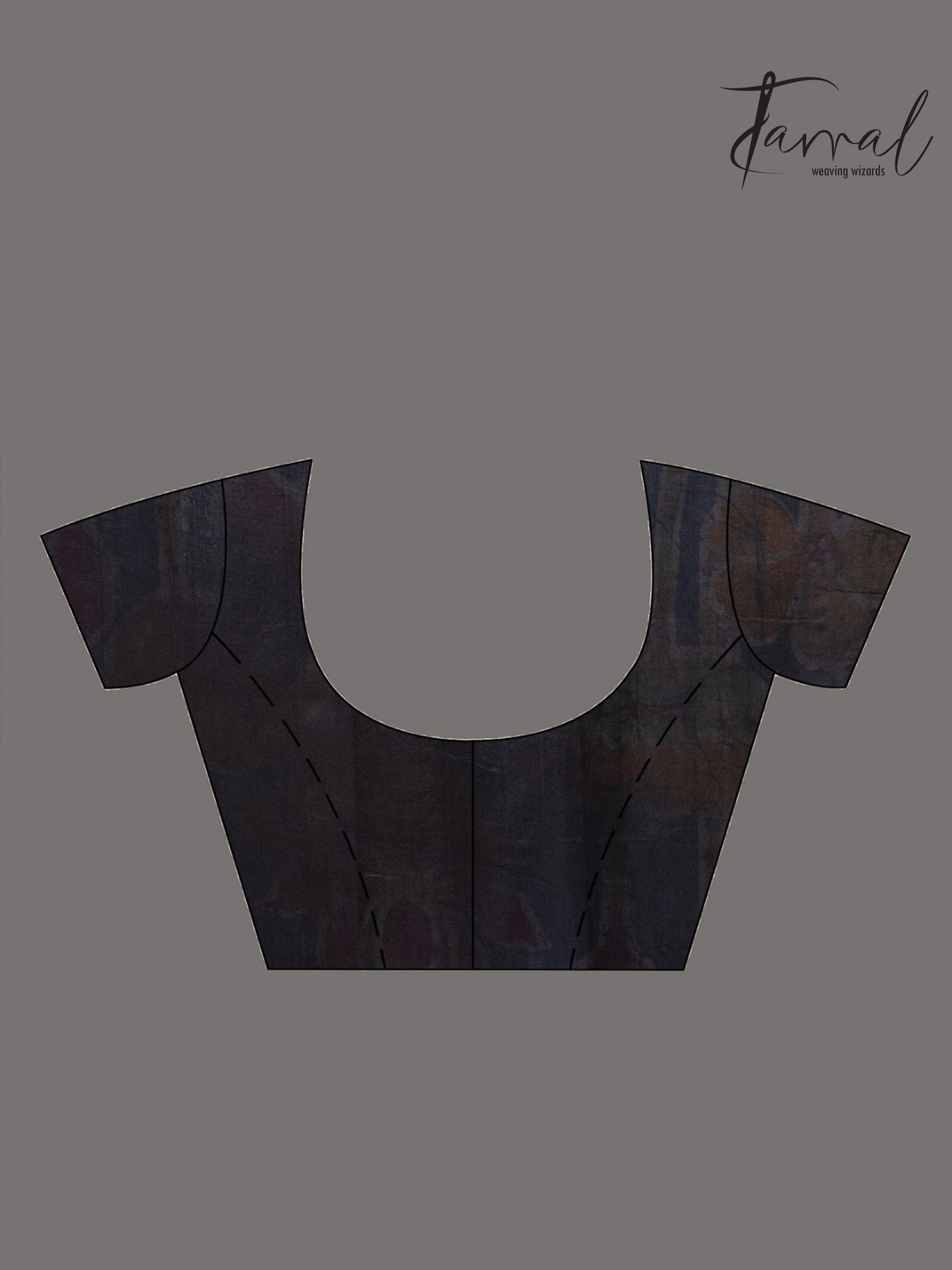 Blue with the multicolour lotus handcrafted batik silk saree