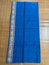 Blue cotton baluchari kurti with dupatta & pant set - Tamal Boutique