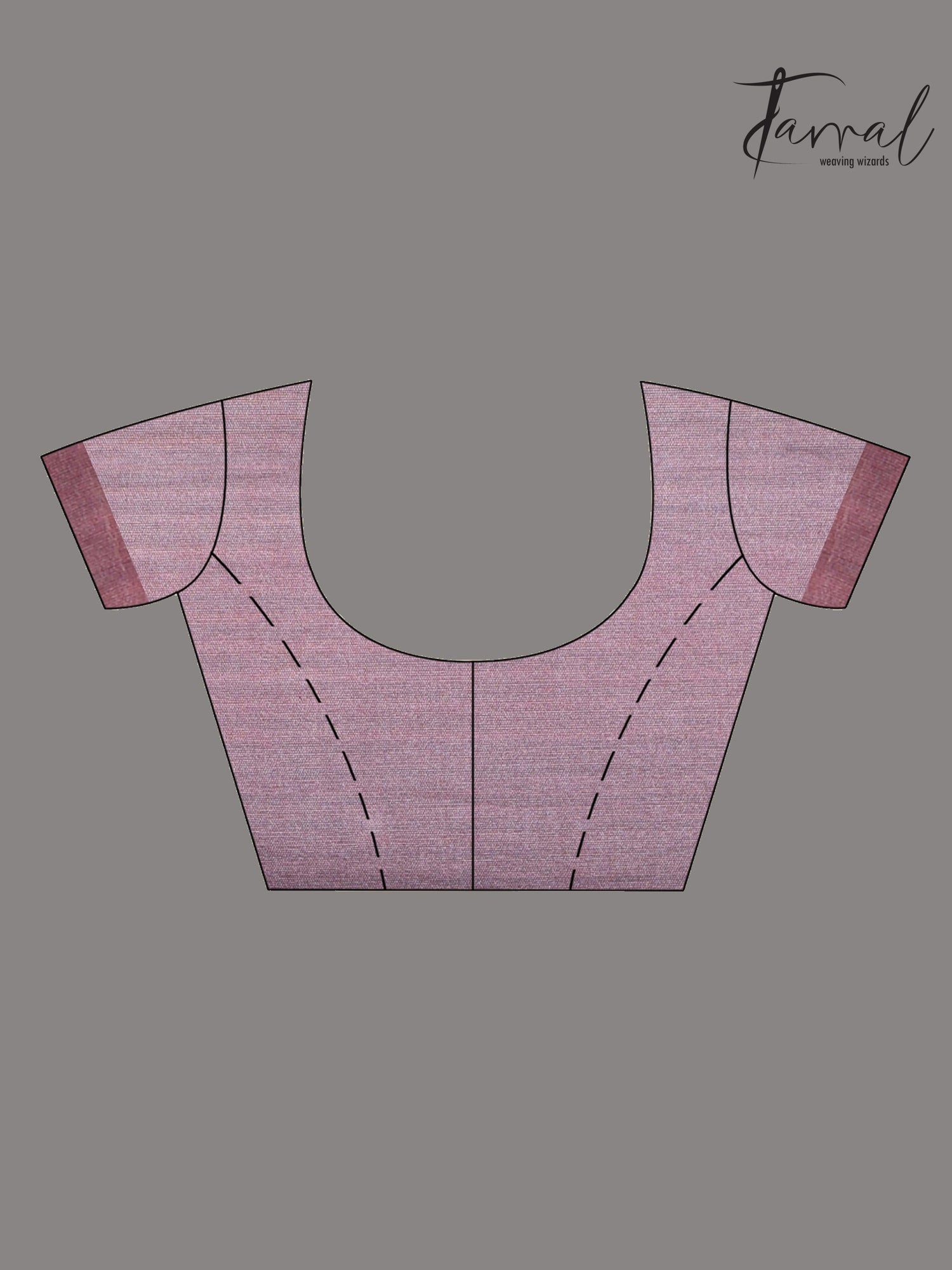 Chocolate brown with multi colour muslin silk allover floral with temple border handwoven jamdani saree - Tamal Boutique