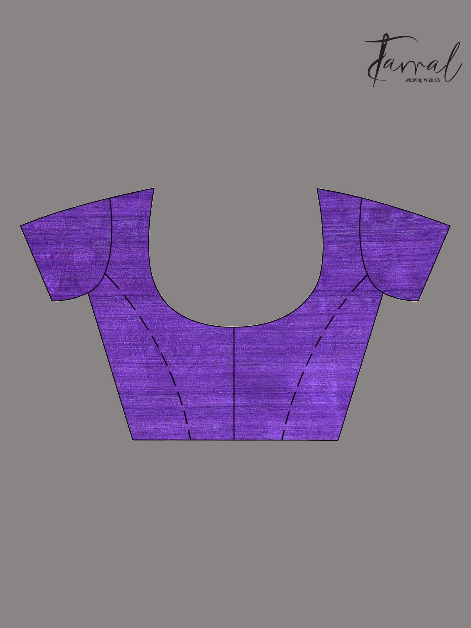 Dark Purple half & half matka muslin handwoven work jamdani saree