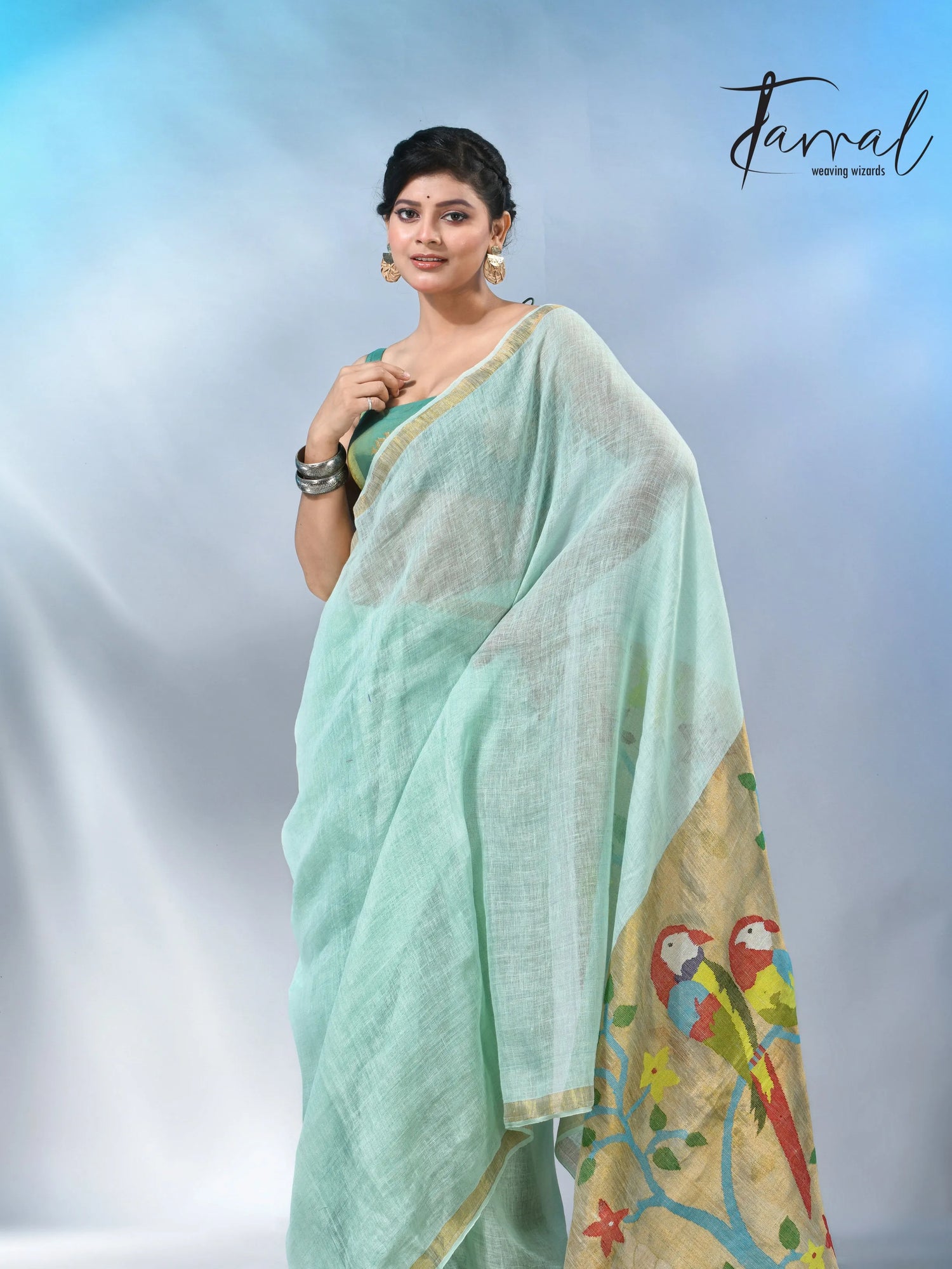 jamdani saree, jamdani, handloom, handwoven, saree, silk, dhakai, weaving, kolkatasaree, tamalboutique
