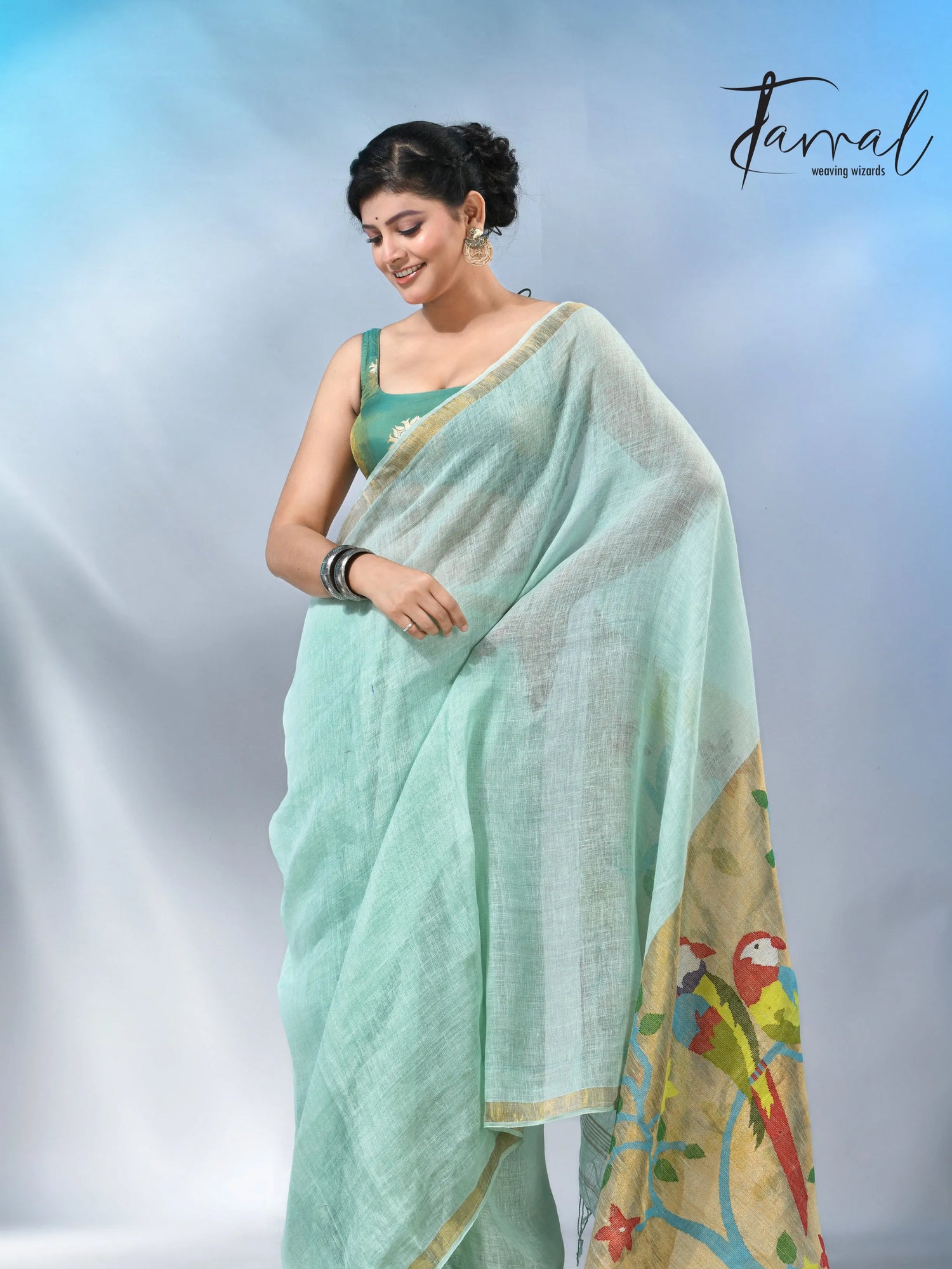 jamdani saree, jamdani, handloom, handwoven, saree, silk, dhakai, weaving, kolkatasaree, tamalboutique