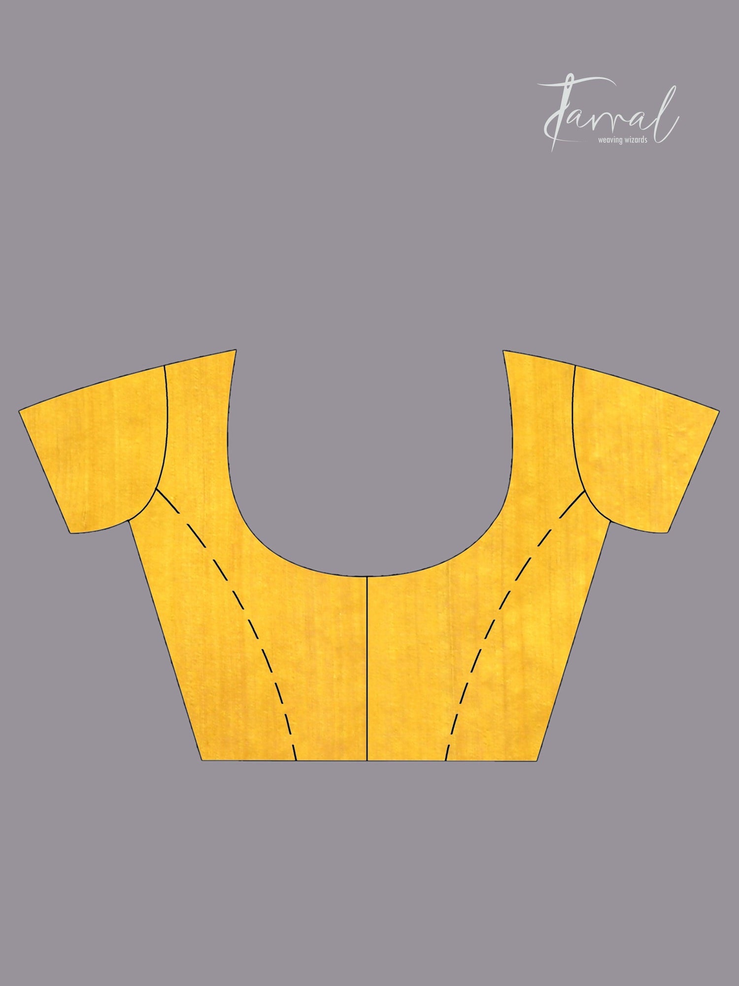 Golden_Yellow_half_muslin_matka_silk_handwoven_jamdani_sequins_saree_back