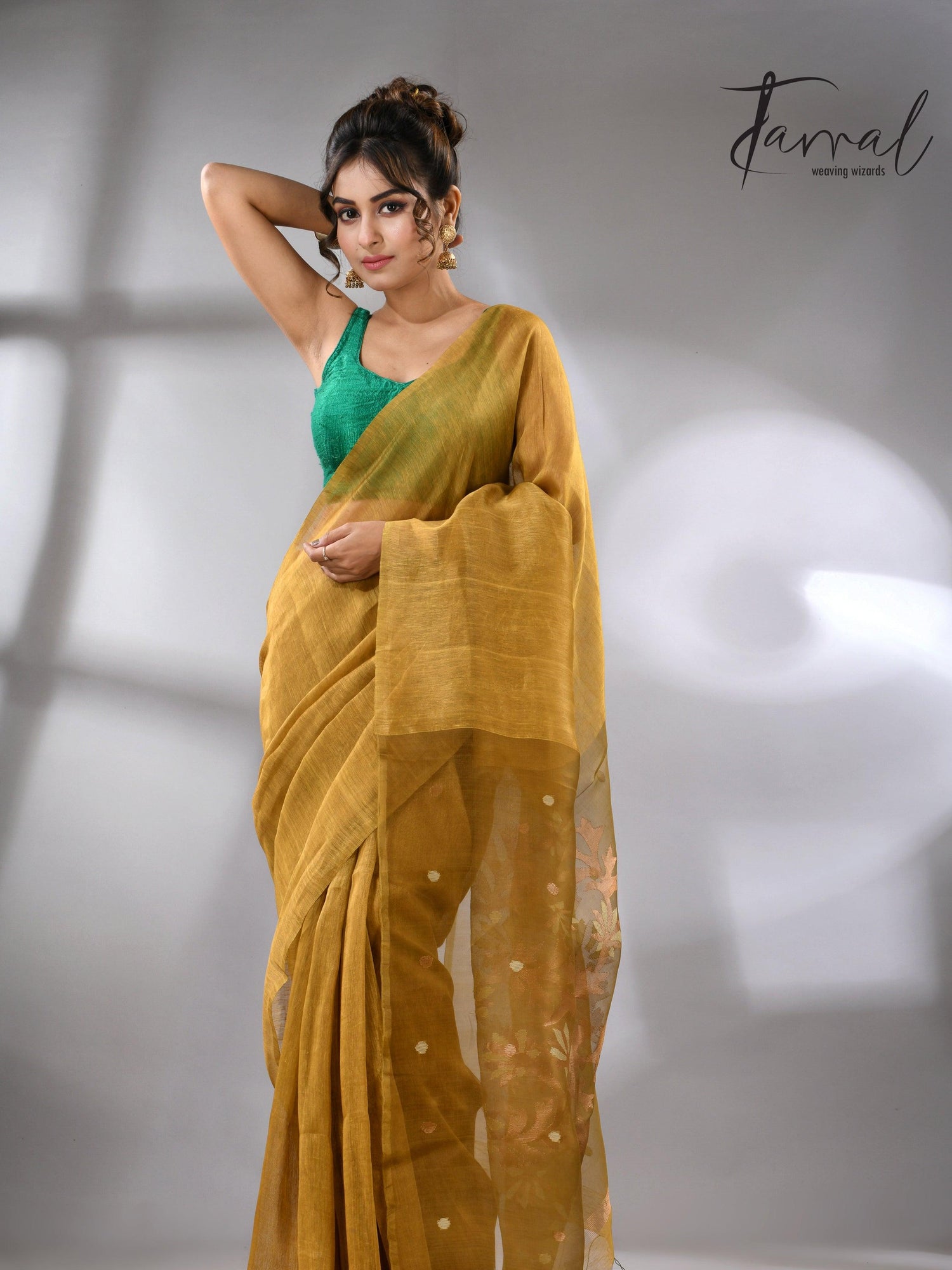jamdani saree, jamdani, handloom, handwoven, saree, silk, dhakai, weaving, kolkatasaree, tamalboutique


