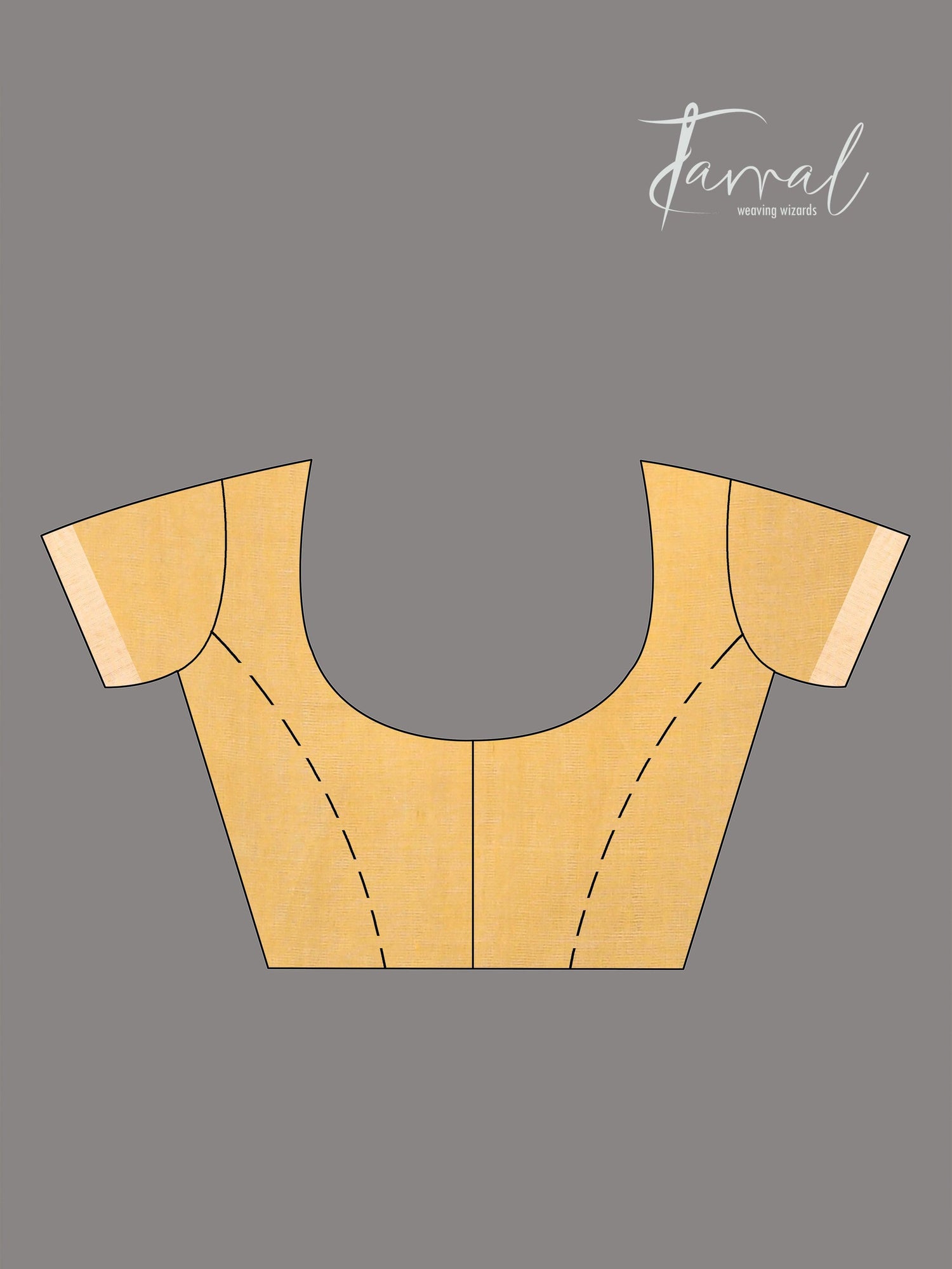 Golden yellow with red & zari border pure linen with tissue pallu handwoven jamadani saree - Tamal Boutique