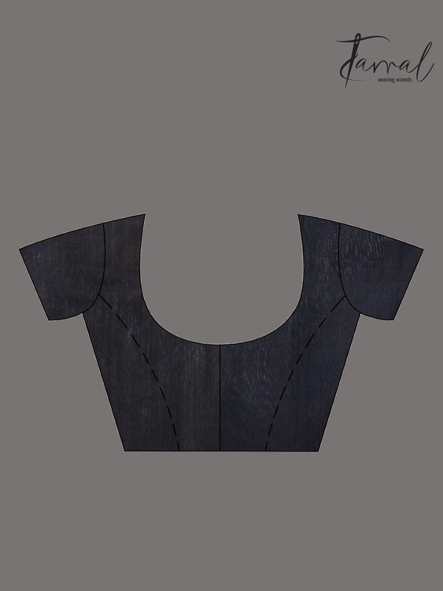 Greenish grey with gold lotus handwoven matka silk jamdani saree - Tamal Boutique