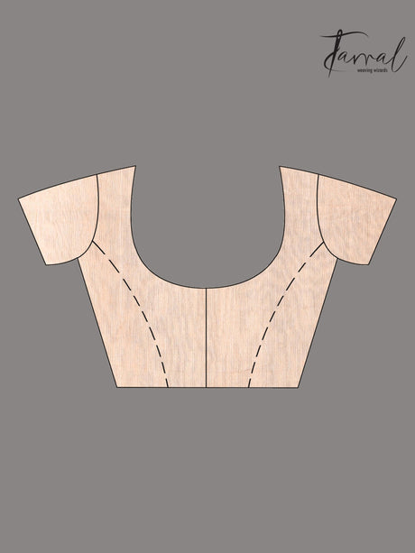 Handwoven Needlework Jamdani Saree featuring a Grey and Brown Pallu blouse