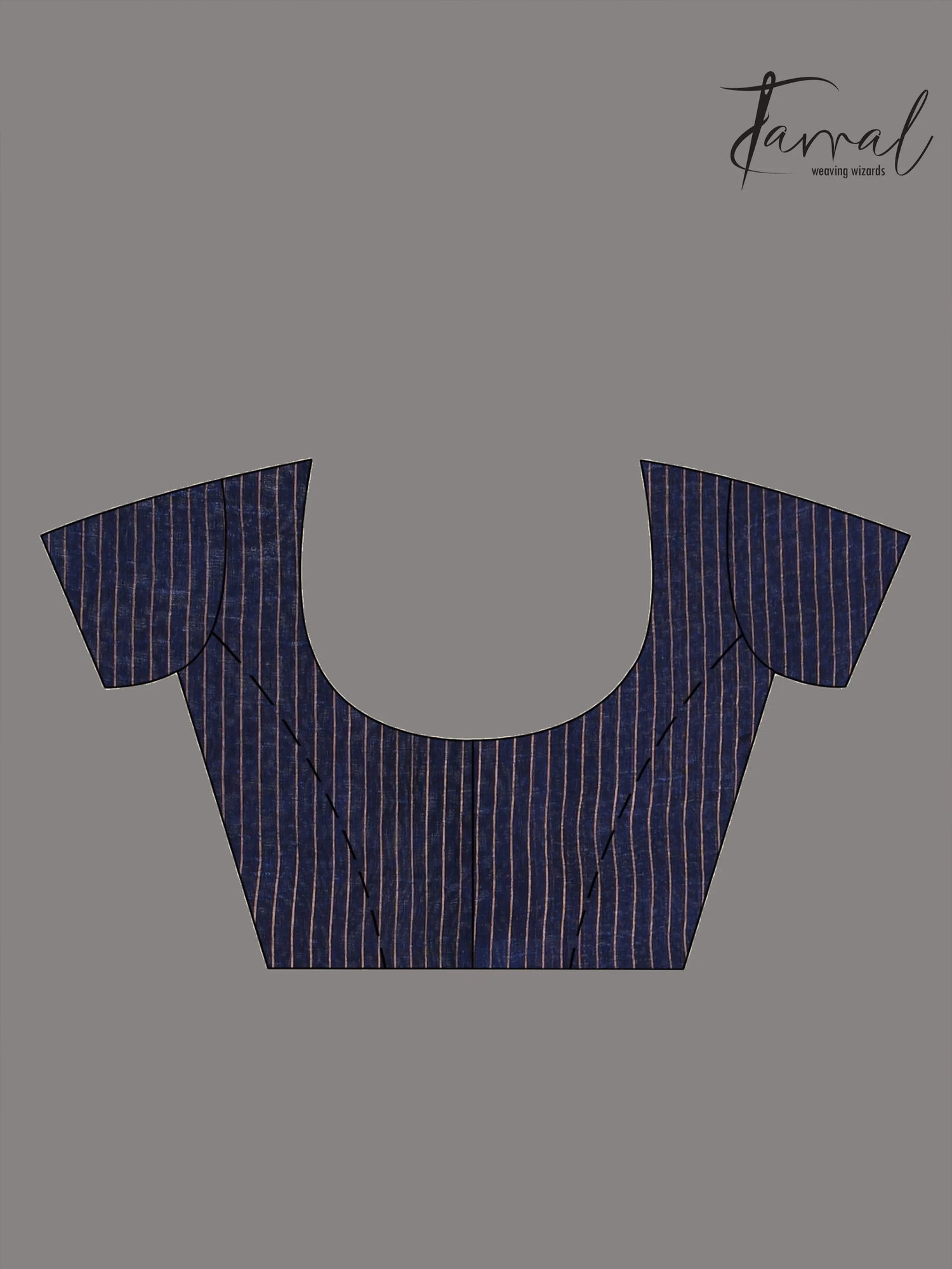 Indigo_with_zari_half_silk_linen_handwoven_jamdani_saree